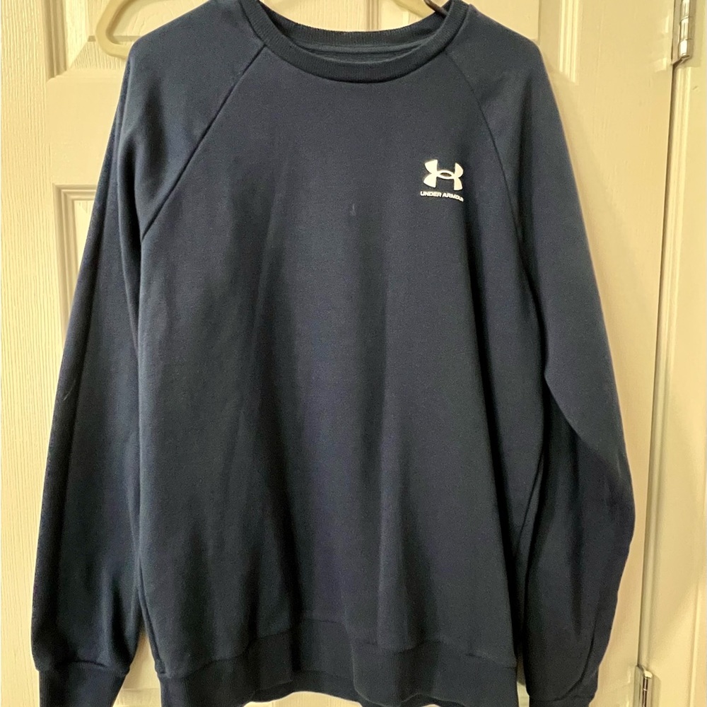 Under Armour Men's Dark Blue Crewneck Sweater